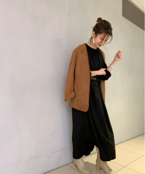 背中開きギャザードレス ワンピース Shenery シーナリー のファッション通販 Zozotown