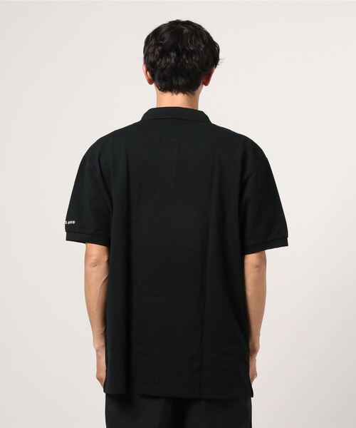 A BATHING APE（アベイシングエイプ）の「RELAXED MULTI COLOR CRYSTAL STONE POLO M（ポロシャツ・メンズ・ネイビー/ブラック・SMALL/LARGE/X-LARGE/MEDIUM/XX-LARGE）」の4枚目の写真