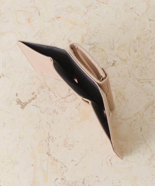 Chico（チコ）の「チェーン付きクロコミニウォレット（ショルダーバッグ・レディース・ブラック/ブラウン/ライトベージュ・FREE）」の4枚目の写真