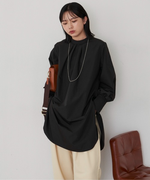 Aunt Marie's（アントマリーズ）の「2way袖ボリュームブラウス（シャツ/ブラウス・レディース・その他/ブルー/ホワイト/ライトグレー/ブラック・FREE）」の12枚目の写真