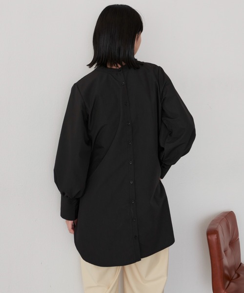 Aunt Marie's（アントマリーズ）の「2way袖ボリュームブラウス（シャツ/ブラウス・レディース・その他/ブルー/ホワイト/ライトグレー/ブラック・FREE）」の15枚目の写真