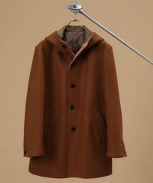 MEN'S MELROSE | ジャージーメルトンフーデッドコート(その他アウター)