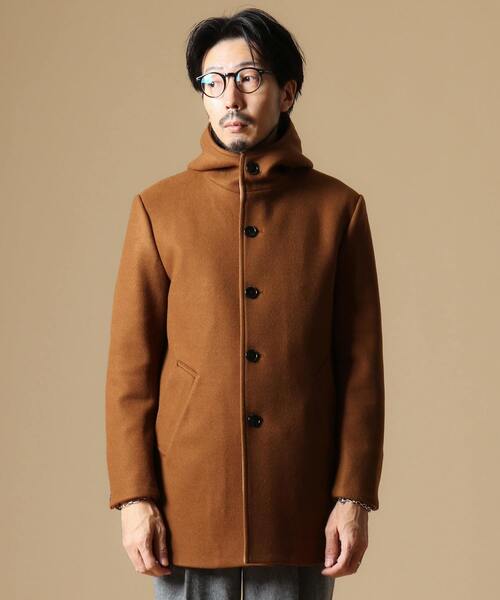 MEN'S MELROSE（メンズメルローズ）の「ジャージーメルトンフーデッドコート（その他アウター・メンズ・レッド/ブルー/キャメル/ネイビー/グレー・2/3/5/4）」の18枚目の写真