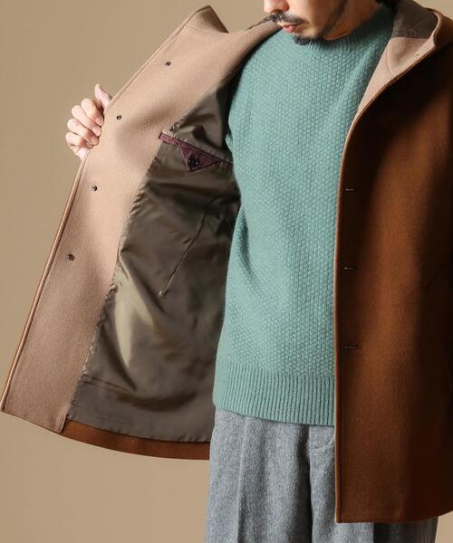 MEN'S MELROSE（メンズメルローズ）の「ジャージーメルトンフーデッドコート（その他アウター・メンズ・レッド/ブルー/キャメル/ネイビー/グレー・2/3/5/4）」の22枚目の写真