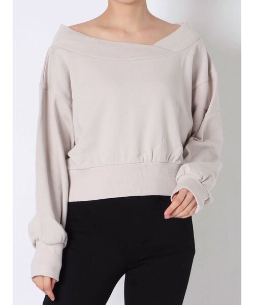 セール 裏毛オフショルカットソー Tシャツ カットソー Mercuryduo マーキュリーデュオ のファッション通販 Zozotown