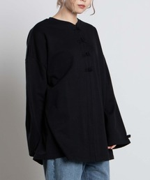 dispark | DISPARK/チャイナボタンジップスウェット(スウェット)