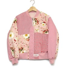 ピンクハウス黒ブルゾン（ジャンバー）リバーシブル kotohayokozawa×PINK HOUSE QUILTING REVERSIBLE BLOUSON