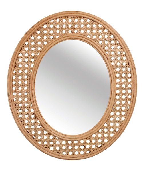 ラタンミラー mure rattan mirror tricot oval / ミュレ ラタンミラー（ミラー）｜a