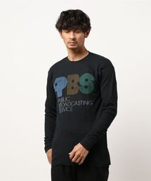 【W】【it】【UT3】【PALMERCASH】ヴィンテージプリントサーマルカットソー