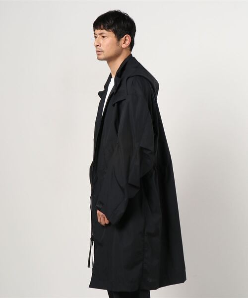 N.HOOLYWOOD（N.ハリウッド）の「SPRING2021 HOODED LONG COAT（モッズコート・メンズ・ブラック/カーキ/ライトグレー・38/36）」の4枚目の写真