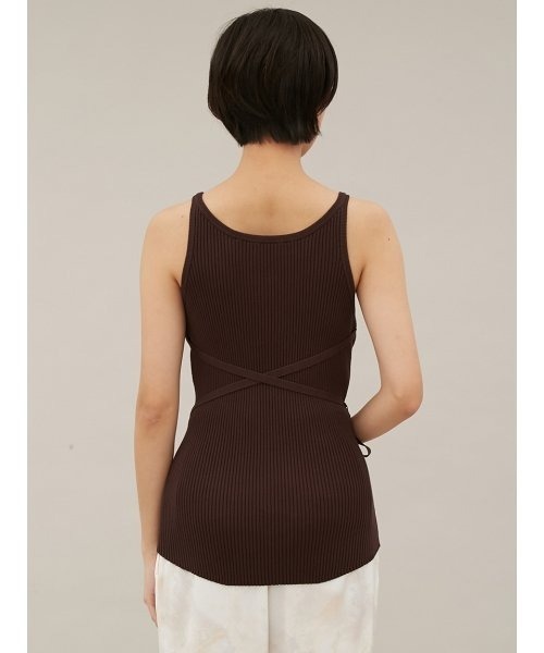 セール ニット セーター トップス ニットタンクトップ ニット セーター Emmi エミ のファッション