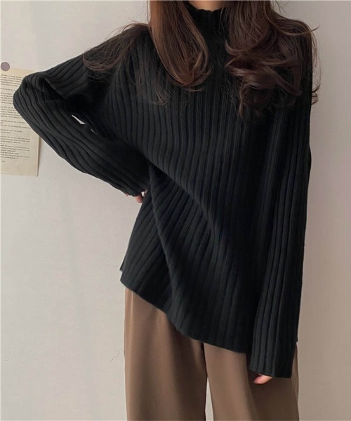 MAISON DE THERESE(メゾン ド テレーズ)の「2021春用 柔らかい快適なニット(ニット/セーター・レディース・ワイン/ブラウン系その他/アイボリー/ベージュ/ブラック/ブルー/グリーン・FREE)」の12枚目の写真