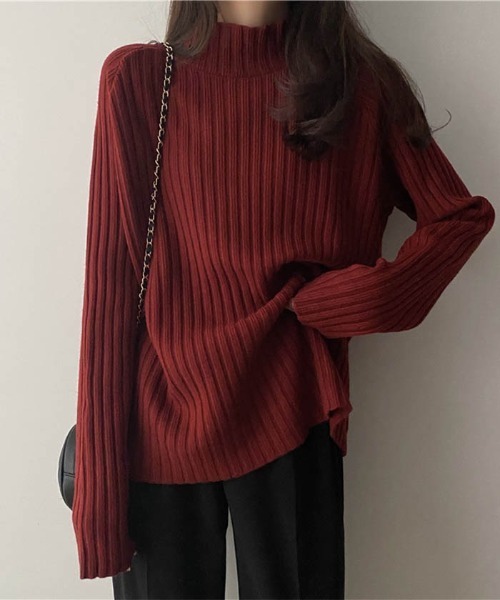 MAISON DE THERESE(メゾン ド テレーズ)の「2021春用 柔らかい快適なニット(ニット/セーター・レディース・ワイン/ブラウン系その他/アイボリー/ベージュ/ブラック/ブルー/グリーン・FREE)」の18枚目の写真