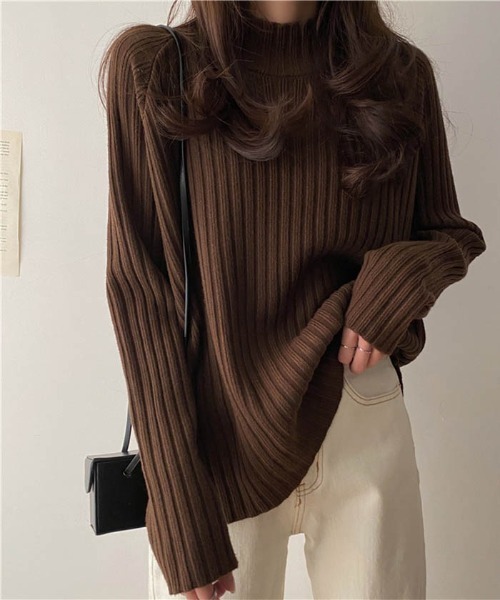 MAISON DE THERESE(メゾン ド テレーズ)の「2021春用 柔らかい快適なニット(ニット/セーター・レディース・ワイン/ブラウン系その他/アイボリー/ベージュ/ブラック/ブルー/グリーン・FREE)」の13枚目の写真