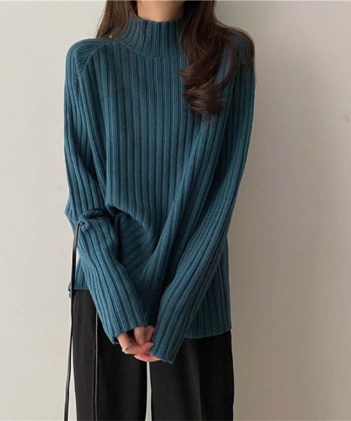 MAISON DE THERESE(メゾン ド テレーズ)の「2021春用 柔らかい快適なニット(ニット/セーター・レディース・ワイン/ブラウン系その他/アイボリー/ベージュ/ブラック/ブルー/グリーン・FREE)」の21枚目の写真