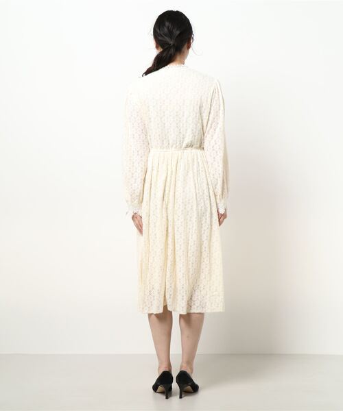 Clice de Paris(クリシェドゥパリス)の「K/総レースOP(ワンピース・レディース・アイボリー/ブラック・ONESIZE)」の3枚目の写真