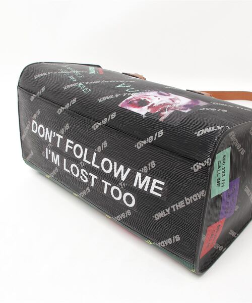 DIESEL（ディーゼル）の「レディース グラフィティプリント トラベルバッグ（ハンドバッグ・レディース・ブラック・UNI）」の5枚目の写真