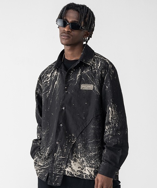 HARSH AND CRUEL(ハーシュアンドクルーエル)の「【Harsh and Cruel】Graphic Print Black Coaching jacket HM203030118(ブルゾン・メンズ・マルチ・S/M/L/XL)」の15枚目の写真