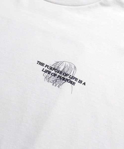 Confirm(コンファーム)の「Confirm / コンファーム ガールズイラストビッグシルエットロンT(Tシャツ/カットソー・メンズ・ブラック/ホワイト/チャコールグレー/アイボリー/サックスブルー/ミント・M/L)」の7枚目の写真