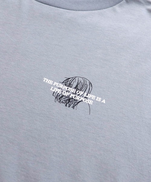 Confirm(コンファーム)の「Confirm / コンファーム ガールズイラストビッグシルエットロンT(Tシャツ/カットソー・メンズ・ブラック/ホワイト/チャコールグレー/アイボリー/サックスブルー/ミント・M/L)」の22枚目の写真