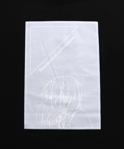 Confirm(コンファーム)の「Confirm / コンファーム ガールズイラストビッグシルエットロンT(Tシャツ/カットソー・メンズ・ブラック/ホワイト/チャコールグレー/アイボリー/サックスブルー/ミント・M/L)」の15枚目の写真
