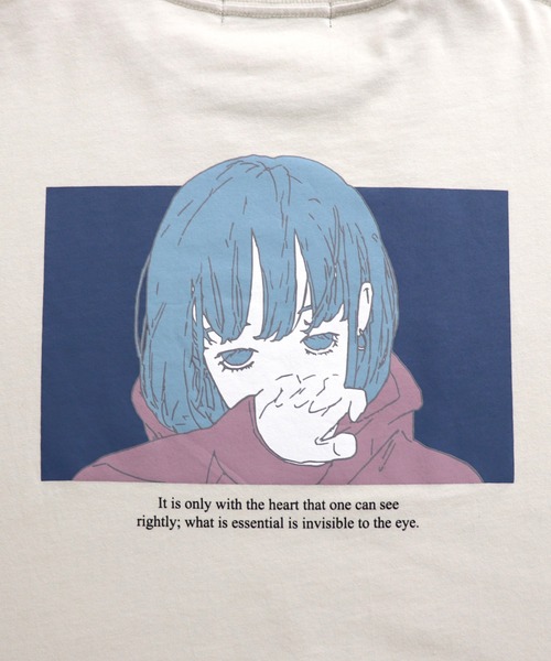 Confirm(コンファーム)の「Confirm / コンファーム ガールズイラストビッグシルエットロンT(Tシャツ/カットソー・メンズ・ブラック/ホワイト/チャコールグレー/アイボリー/サックスブルー/ミント・M/L)」の12枚目の写真