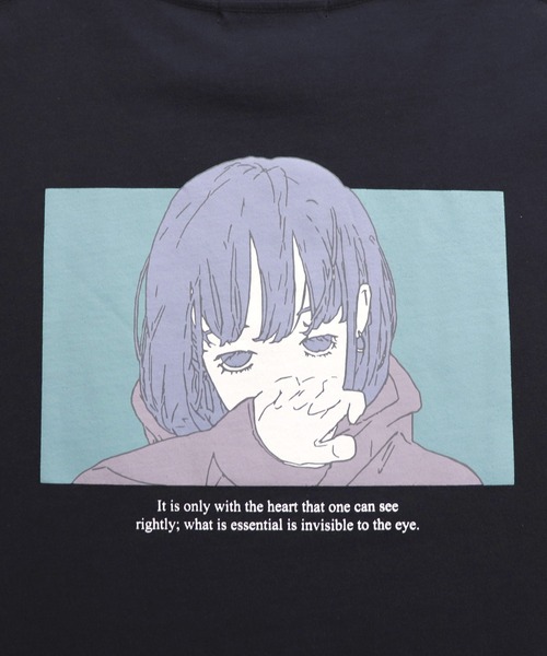 Confirm(コンファーム)の「Confirm / コンファーム ガールズイラストビッグシルエットロンT(Tシャツ/カットソー・メンズ・ブラック/ホワイト/チャコールグレー/アイボリー/サックスブルー/ミント・M/L)」の18枚目の写真