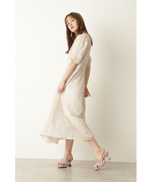 JILLSTUART チュールエンブロイダリーワンピース Fubail / チュールエンブロイダリーロングワンピース