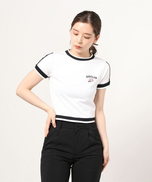 Reebok(リーボック)の「O!Oi クラブ ショートスリーブ Tシャツ / O!Oi Club Short Sleeve T-Shirt(Tシャツ/カットソー・レディース・ホワイト/ブラック/コーラル/ネイビー・LARGE/X-LARGE/SMALL/MEDIUM)」の19枚目の写真