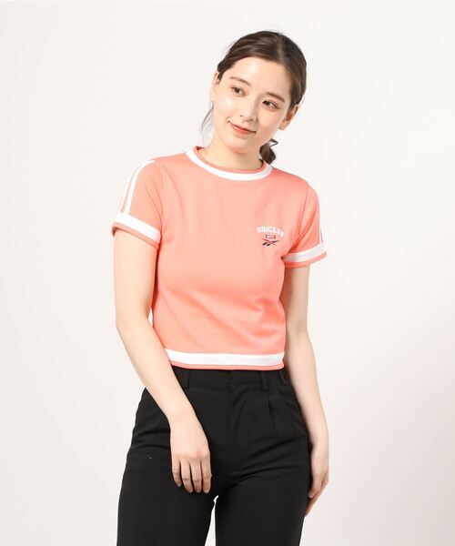 Reebok(リーボック)の「O!Oi クラブ ショートスリーブ Tシャツ / O!Oi Club Short Sleeve T-Shirt(Tシャツ/カットソー・レディース・ホワイト/ブラック/コーラル/ネイビー・LARGE/X-LARGE/SMALL/MEDIUM)」の21枚目の写真
