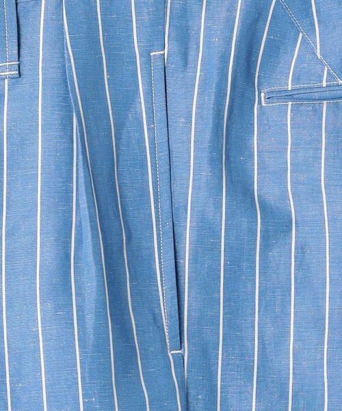 Scye（サイ）の「＜Scye (サイ）＞ コットン/リネン ストライプ トラウザーズ（その他パンツ・メンズ・ライトブルー・36/38）」の7枚目の写真