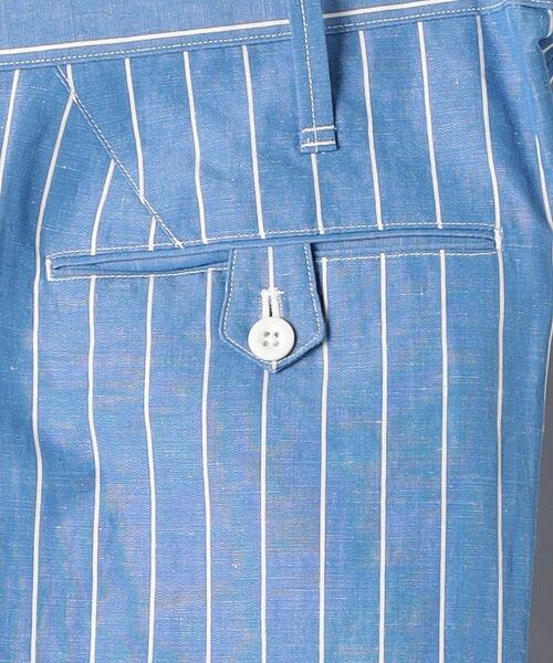 Scye（サイ）の「＜Scye (サイ）＞ コットン/リネン ストライプ トラウザーズ（その他パンツ・メンズ・ライトブルー・36/38）」の9枚目の写真
