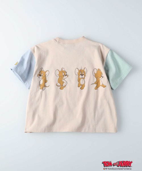 Right-on（ライトオン）の「トムとジェリーワイドＴシャツ（Tシャツ/カットソー・キッズ・オフホワイト/ライトベージュ・105/140/130/120/155）」の13枚目の写真