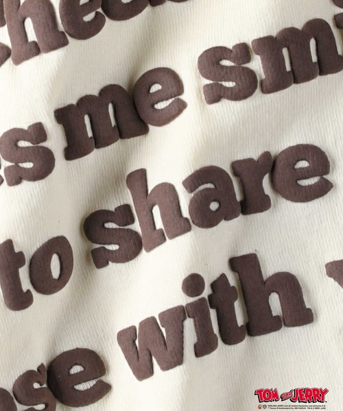 Right-on（ライトオン）の「トムとジェリーワイドＴシャツ（Tシャツ/カットソー・キッズ・オフホワイト/ライトベージュ・105/140/130/120/155）」の8枚目の写真