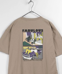 make a ray!（メイク ア レイ！）の「レトロイラスト バックプリント USAコットン ポケット半袖Tシャツ（Tシャツ/カットソー・メンズ）」