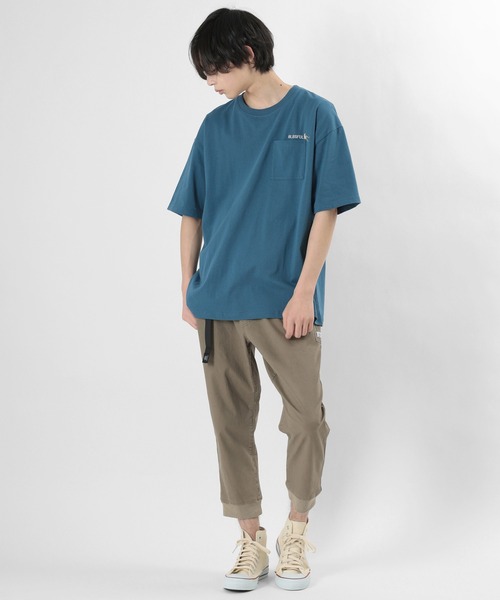 make a ray!（メイク ア レイ！）の「レトロイラスト バックプリント USAコットン ポケット半袖Tシャツ（Tシャツ/カットソー・メンズ・ブラック/ベージュ/オレンジ/ダークブルー・M/L）」の19枚目の写真