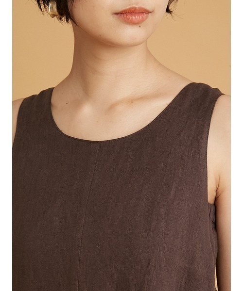 emmi（エミ）の「【emmi atelier】インパクトリネンワンピース