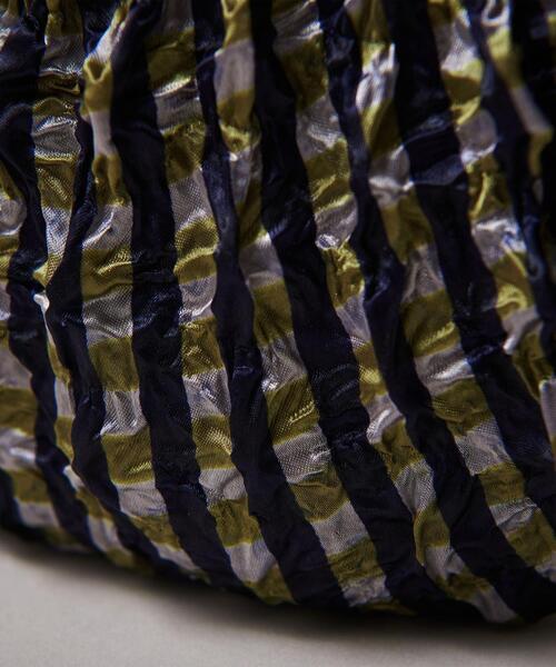 BUNZABURO（ブンザブロウ）の「【別注】BUNZABURO M-ShiboriBAG S（エコバッグ/サブバッグ・レディース・パープル/オリーブ/ピンク/オレンジ・FREE）」の11枚目の写真