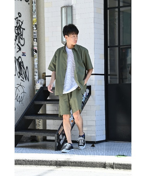 NAVY（ネイビー）の「半袖Tシャツ（Tシャツ/カットソー・メンズ・ホワイト/ブラック/オリーブ/カーキ/ネイビー/ベージュ・S/M/L/XL/XXL）」の7枚目の写真