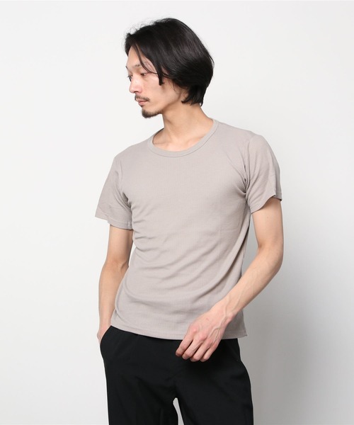 NAVY（ネイビー）の「半袖Tシャツ（Tシャツ/カットソー・メンズ・ホワイト/ブラック/オリーブ/カーキ/ネイビー/ベージュ・S/M/L/XL/XXL）」の8枚目の写真