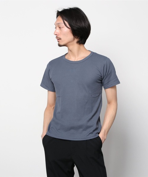 NAVY（ネイビー）の「半袖Tシャツ（Tシャツ/カットソー・メンズ・ホワイト/ブラック/オリーブ/カーキ/ネイビー/ベージュ・S/M/L/XL/XXL）」の10枚目の写真