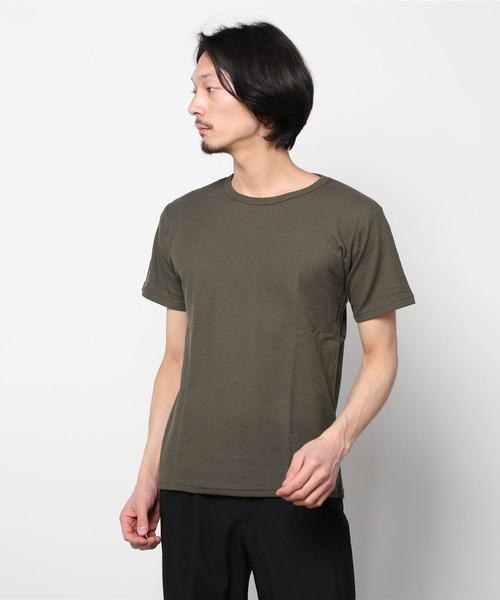 NAVY（ネイビー）の「半袖Tシャツ（Tシャツ/カットソー・メンズ・ホワイト/ブラック/オリーブ/カーキ/ネイビー/ベージュ・S/M/L/XL/XXL）」の11枚目の写真