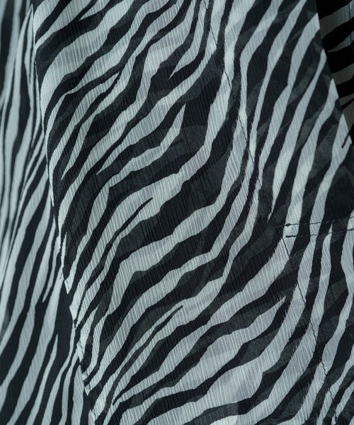 LOUNGEDRESS（ラウンジドレス）の「ポケットロングシャツ（シャツ/ブラウス・レディース・ピンク/ブラック/ブルー/ブラウン・FREE）」の7枚目の写真