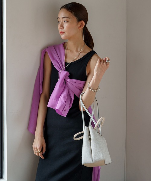 LOUNGEDRESS（ラウンジドレス）の「ポケットロングシャツ（シャツ/ブラウス・レディース・ピンク/ブラック/ブルー/ブラウン・FREE）」の18枚目の写真