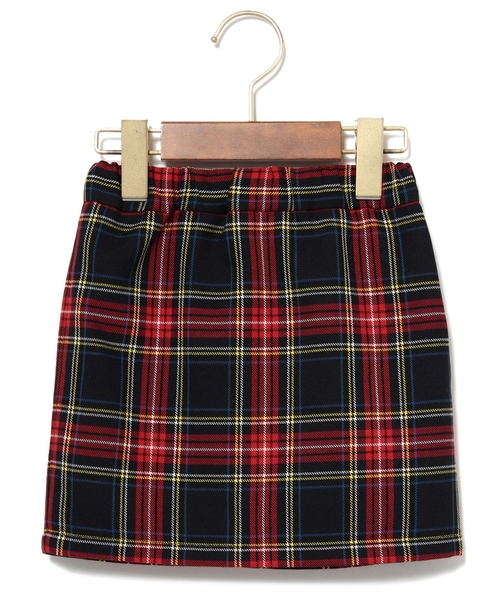 green label relaxing（グリーンレーベルリラクシング）の「【KIDS】タータンチェック タイトスカート（スカート・キッズ・ネイビー/レッド・135/125/105/115）」の2枚目の写真