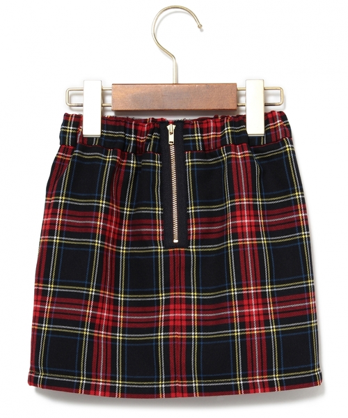 green label relaxing（グリーンレーベルリラクシング）の「【KIDS】タータンチェック タイトスカート（スカート・キッズ・ネイビー/レッド・135/125/105/115）」の3枚目の写真