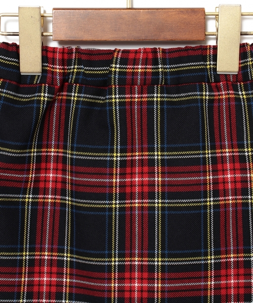 green label relaxing（グリーンレーベルリラクシング）の「【KIDS】タータンチェック タイトスカート（スカート・キッズ・ネイビー/レッド・135/125/105/115）」の4枚目の写真