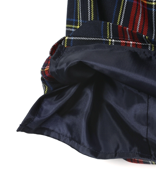 green label relaxing（グリーンレーベルリラクシング）の「【KIDS】タータンチェック タイトスカート（スカート・キッズ・ネイビー/レッド・135/125/105/115）」の8枚目の写真