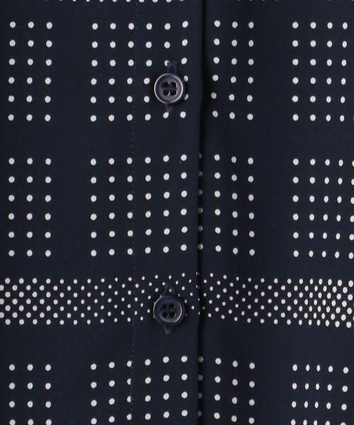 closet story(クローゼットストーリー)の「<closet story>ドット×チェック Vネックブラウス(シャツ/ブラウス・レディース・ホワイト/ライム/ネイビー・FREE)」の14枚目の写真
