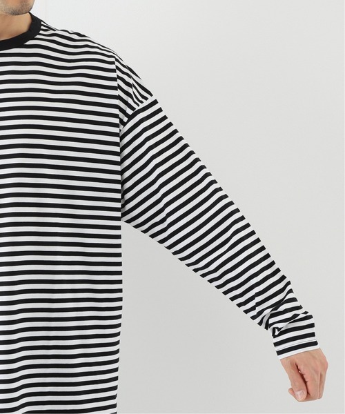 JOINT WORKS(ジョイントワークス)の「2ハイショクピッチロングスリーブTシャツ(Tシャツ/カットソー・メンズ・ホワイト/ブラウン/ブルー系その他・MEDIUM/LARGE)」の10枚目の写真